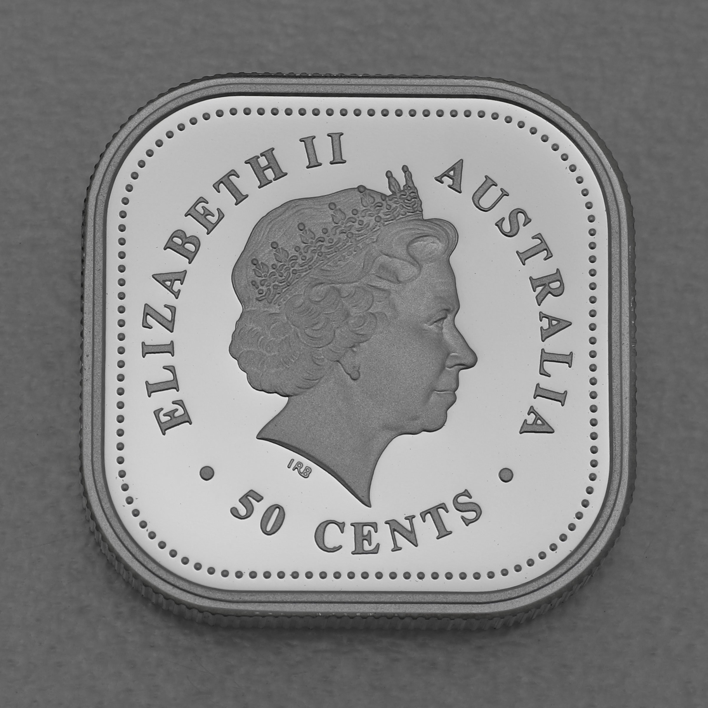 Silbermünze 1/2oz "Kookaburra" 2004 Square Proof Coin (Australien) - Detailansicht 1