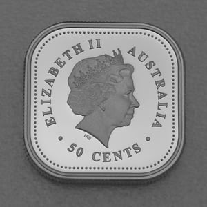 Silbermünze 1/2oz "Kookaburra" 2004 Square Proof Coin (Australien) - Miniaturansicht 2