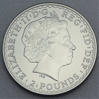 Silbermünze 1oz "Britannia" 2004 (Großbritannien) - Miniaturansicht 2