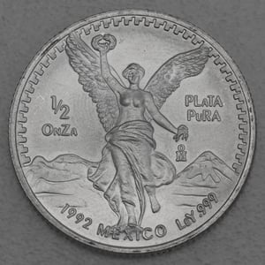 Silbermünze 1/2oz "Libertad" 1992 (Mexiko) - Miniaturansicht 1