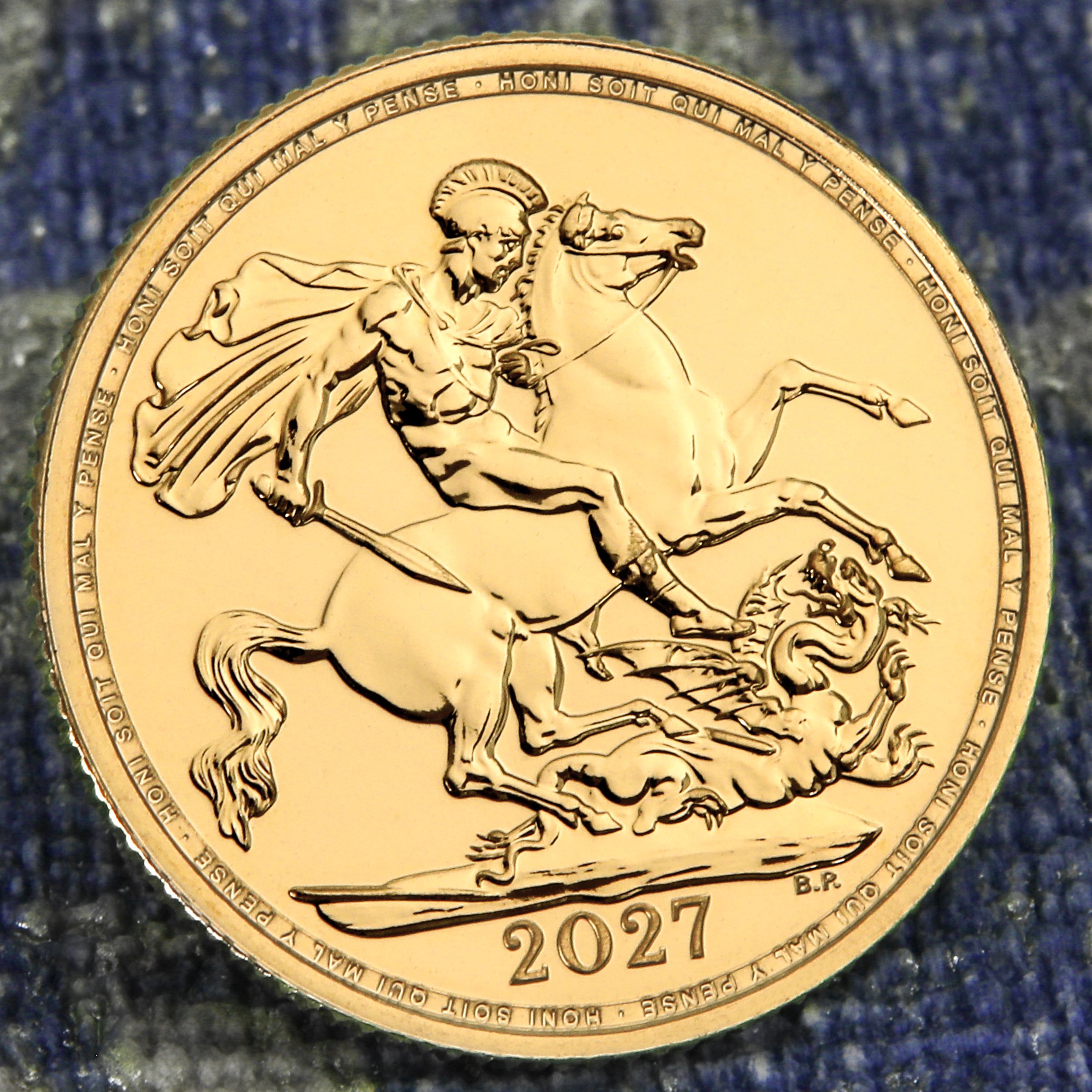 Goldmünze 1 Sovereign "Charles III." 2027 (Großbritannien) - Detailansicht 5