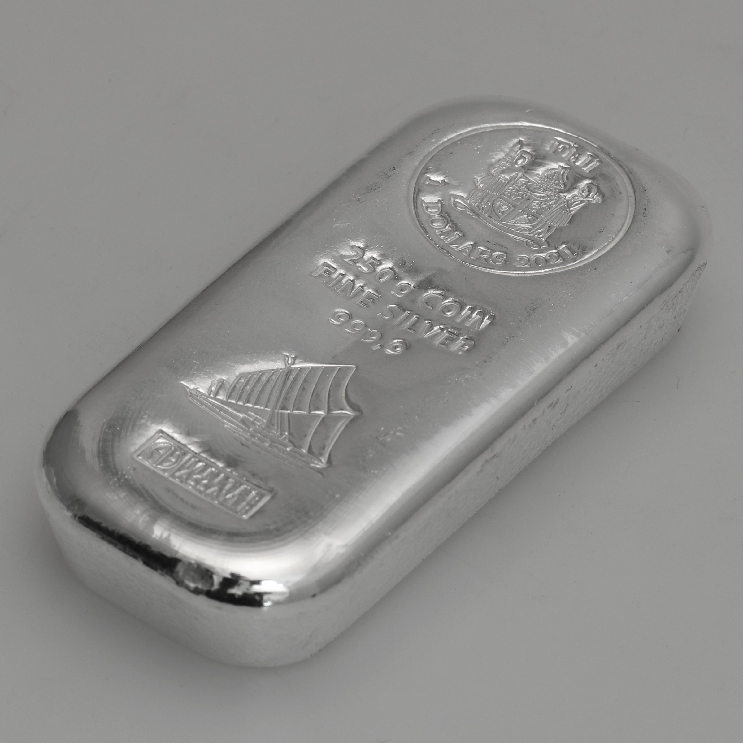 Münzbarren 250g "Fiji" (ARGOR-HERAEUS) gegossen - Detailansicht 2