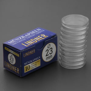 Münzkapseln 23mm 10er-Packung - Hauptansicht