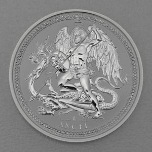 Silbermünze 1oz "Isle of Man - Angel" 2017 (Isle of Man) - Hauptansicht