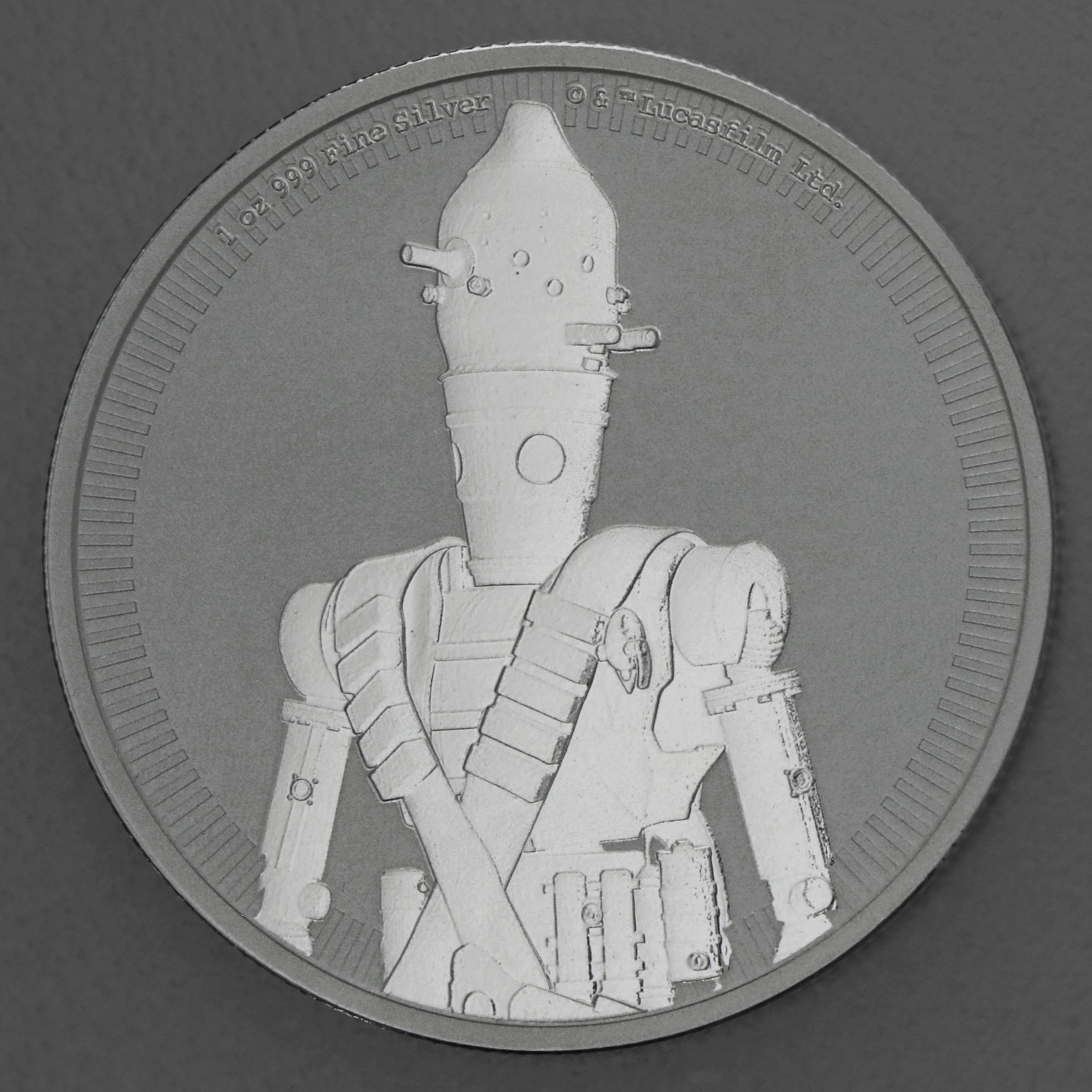 Silbermünze 1oz "The Mandalorian – IG-11" 2022 Star Wars™ diff. (Niue) - Hauptansicht