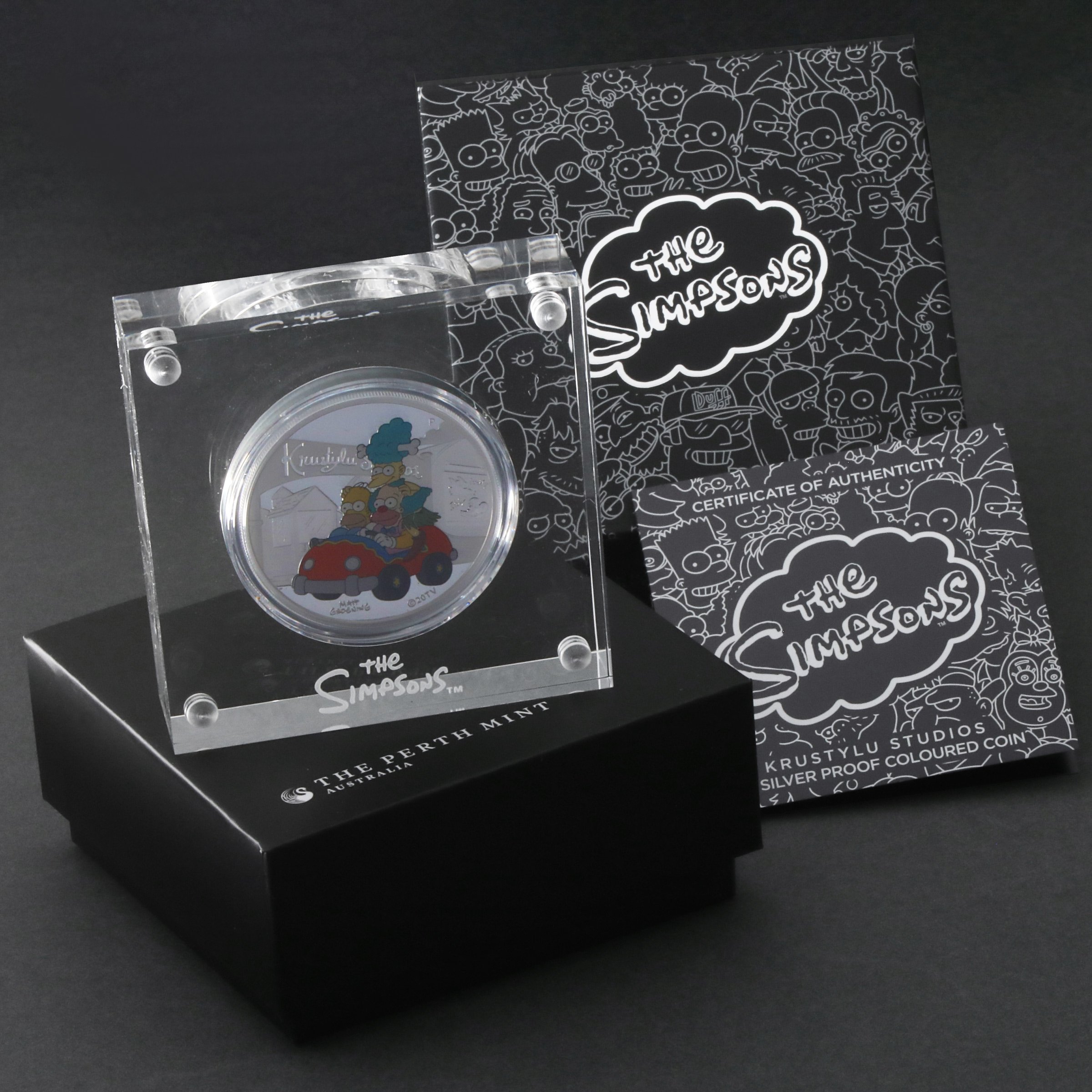 Silbermünze 1oz "Krustylu Studios" 2022 (PP/kol.) The Simpsons 19% (Tuvalu) - Detailansicht 3
