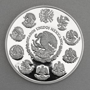 Silbermünze 5oz "Libertad" 2005 (Mexiko) - Miniaturansicht 2