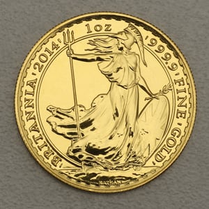 Goldmünze 1oz "Britannia" 2014 (Großbritannien) - Hauptansicht