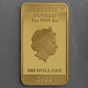 Gold Münzbarren 1oz "60 Jahre James Bond 2022"(PP) Polierte Platte - Miniaturansicht 2