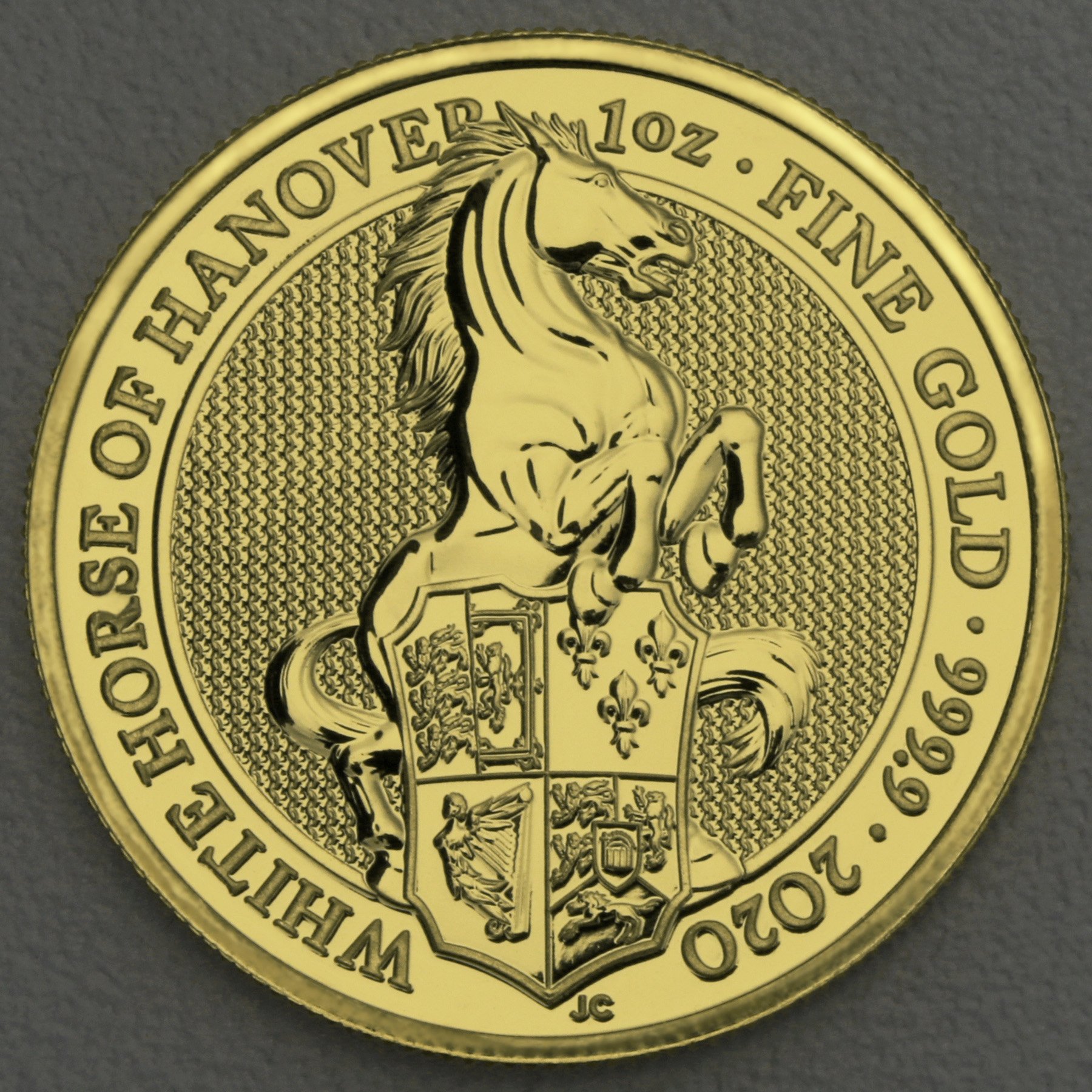 Goldmünze 1oz "White Horse of Hanover" 2020 The Queen s Beasts (Großbritannien) - Hauptansicht
