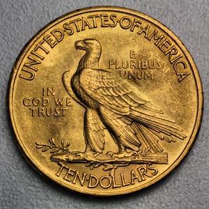 Goldmünze 10 Dollar "Indian Head" verschiedene Jahrgänge (USA) - Miniaturansicht 2