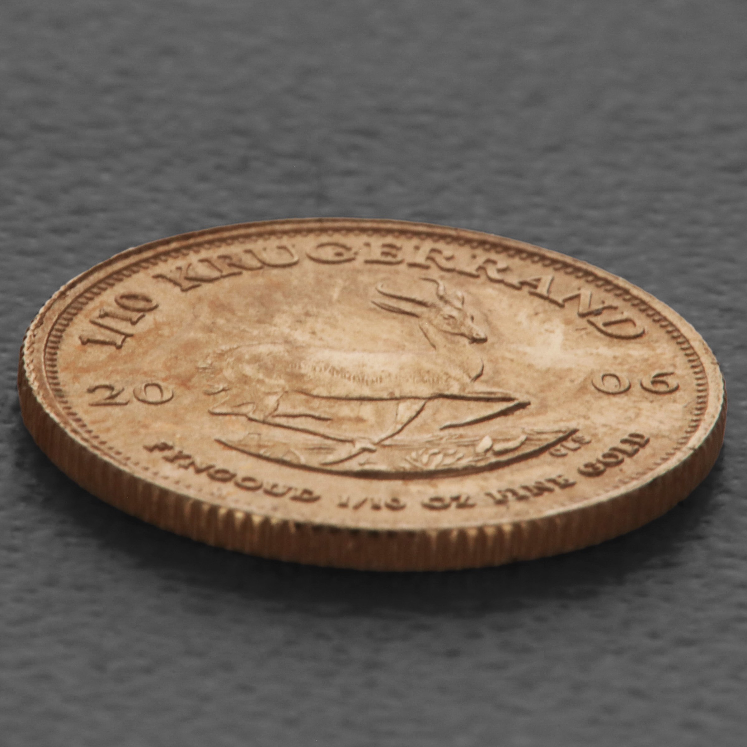 Goldmünze 1/10oz "Krügerrand" 2006 (Südafrika) - Detailansicht 2