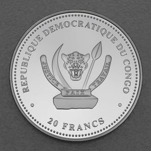 Silbermünze 1oz "Puma" 2020 Predators (Kongo) - Miniaturansicht 2