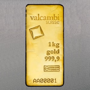 Goldbarren 1000g VALCAMBI - "Resale" - Hauptansicht