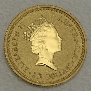 Goldmünze 1/10oz "Känguru" 1998 Australian Nugget (Australien) - Miniaturansicht 2