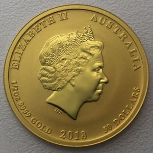 Goldmünze 1/2oz "Hund" 2018 Lunar II – Year of the Dog (Australien) - Miniaturansicht 2