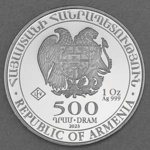 Silbermünze 1oz "Arche Noah" verschiedene Jahrgänge diff. (Armenien) - Miniaturansicht 2
