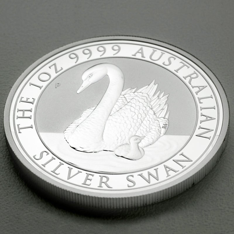 Silbermünze 1oz "Schwan" 2018 (Australien) - Detailansicht 2