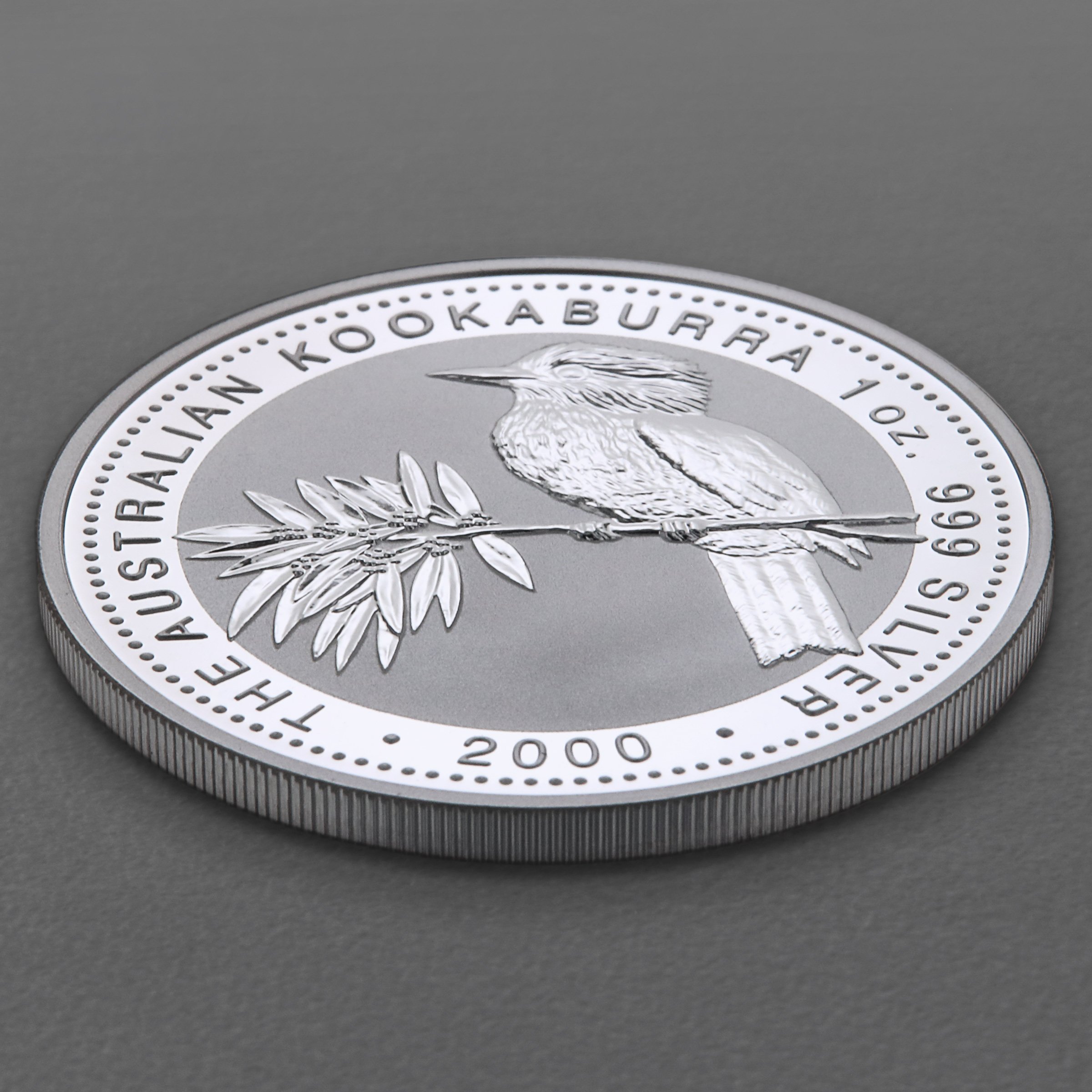 Silbermünze 1oz "Kookaburra" 2000 diff. (Australien) - Detailansicht 2