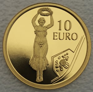 Goldmünze "10 Euro 2013" Gelle Fra (Luxemburg) - Hauptansicht