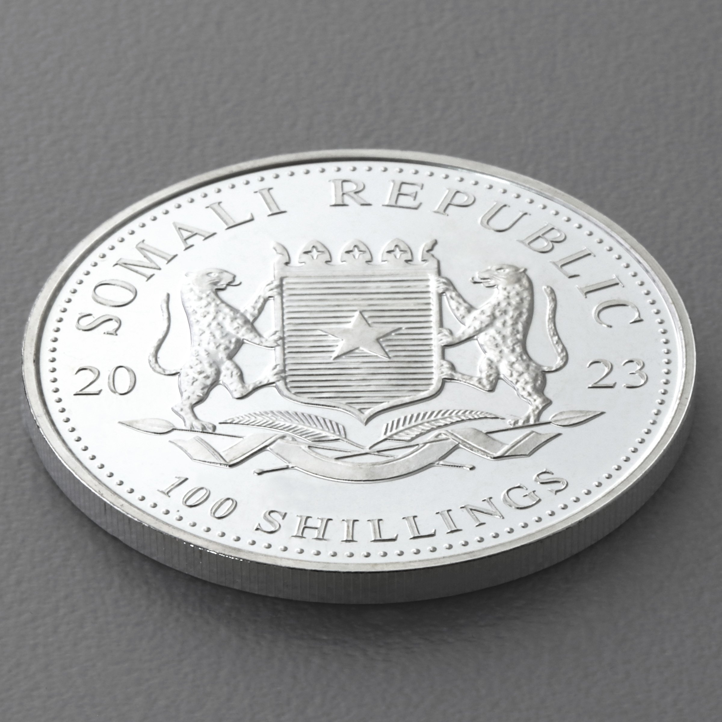 Silbermünze 1oz "Elefant" 2023 African Wildlife 19% (Somalia) - Detailansicht 3