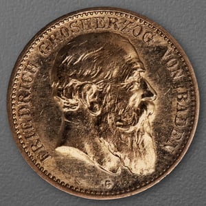 Goldmünze 10 Mark "Friedrich I." 1907-G J.190 (Baden) - Hauptansicht