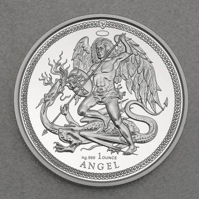 Silbermünze 1oz "Isle of Man - Angel" 2018 (Isle of Man) - Miniaturansicht 1
