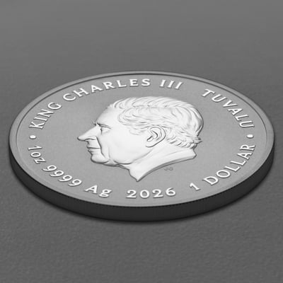 Silbermünze 1oz "Friends don t lie" 2026 (koloriert) Stranger Things (Tuvalu) - Miniaturansicht 4
