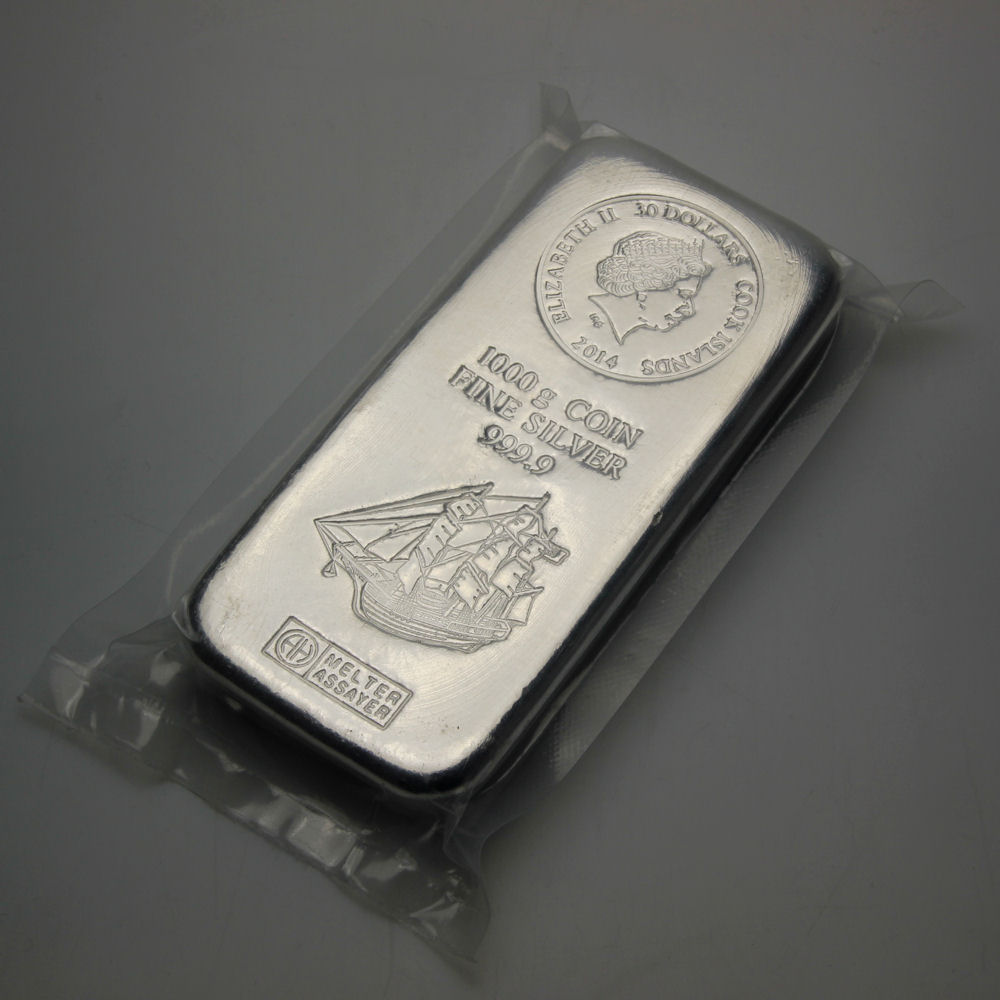 Münzbarren 1kg "ARGOR-HERAEUS Cook Islands" - Hauptansicht