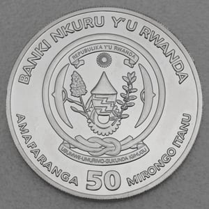 Silbermünze 1oz "Antilope" 2014 African Ounce (Ruanda) - Miniaturansicht 2