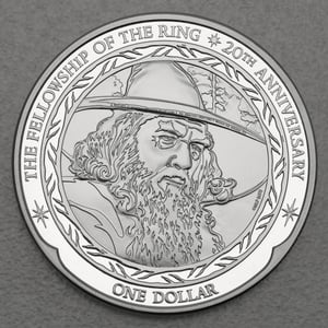 Silbermünze 1oz "Gandalf" 2021 Herr der Ringe (Niue) - Hauptansicht