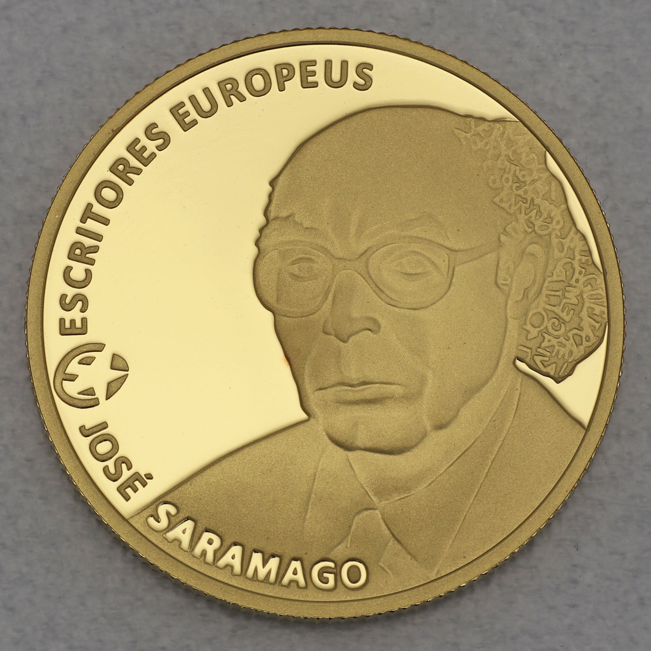 Goldmünze 2,5 Euro "Jose Saramago" 2013 (Portugal) - Hauptansicht