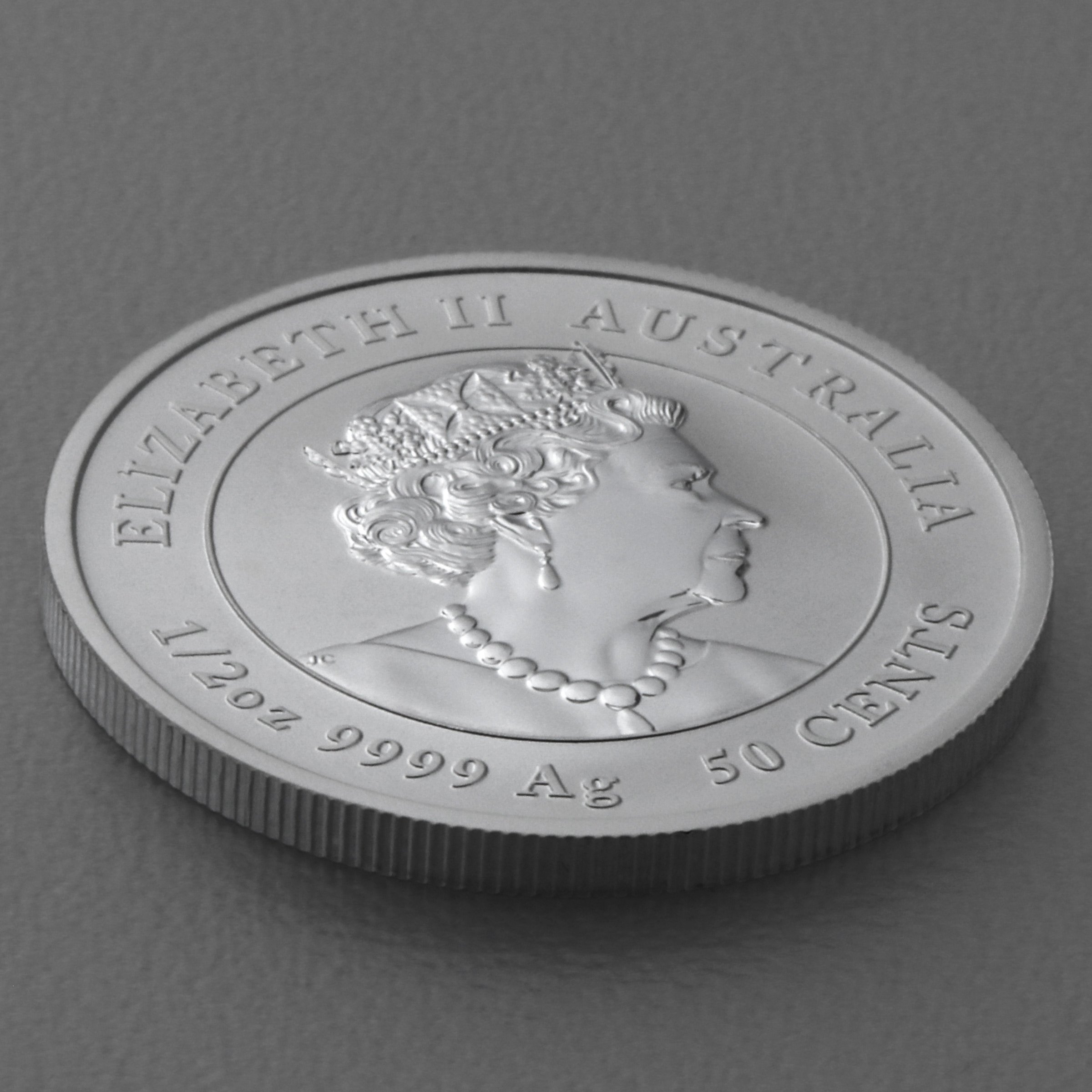 Silbermünze 1/2oz "Hase" 2023 Lunar III – Year of the Rabbit 19% (Australien) - Detailansicht 3