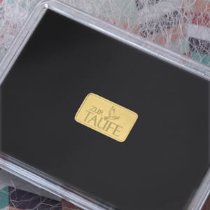 Goldbarren 2,5g Gravur "Zur Taufe" - Miniaturansicht 9