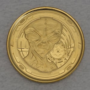 Goldmünze 1/10oz "Alien" 2022 (Ghana) - Hauptansicht