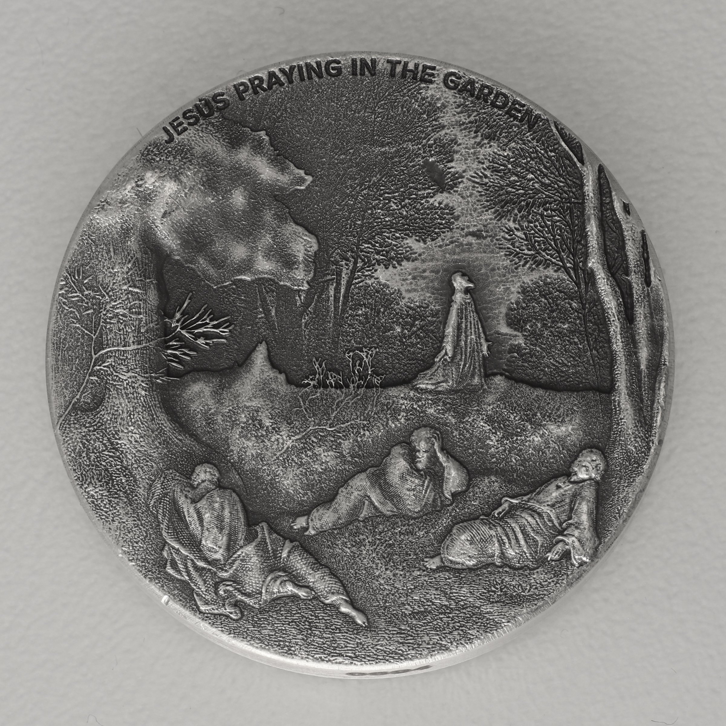 Silbermünze 2oz "Jesus Praying" 2021 (AF) Biblical (Niue) - Hauptansicht