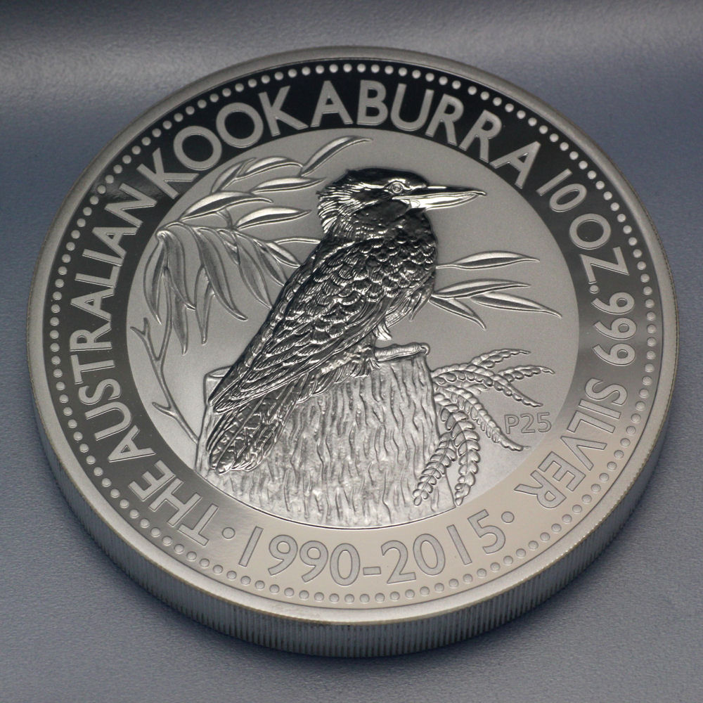 Silbermünze 10oz "Kookaburra" 2015 (Australien) - Detailansicht 4