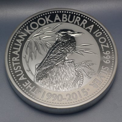 Silbermünze 10oz "Kookaburra" 2015 (Australien) - Miniaturansicht 5