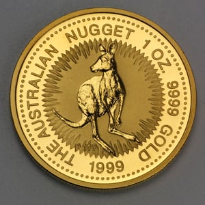 Goldmünze 1oz "Känguru" 1999 Australian Nugget (Australien) - Hauptansicht