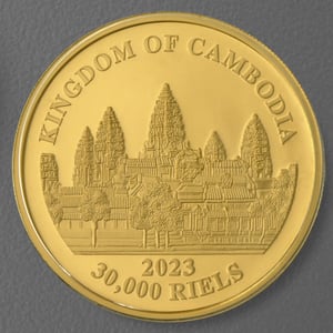 Goldmünze 1oz "Lost Tigers of Cambodia" 2023 (Kambodscha) - Miniaturansicht 2