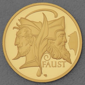 Goldmünze 100 Euro "Faust" 2023 Meisterwerke der deutschen Literatur (Deutschland) - Hauptansicht