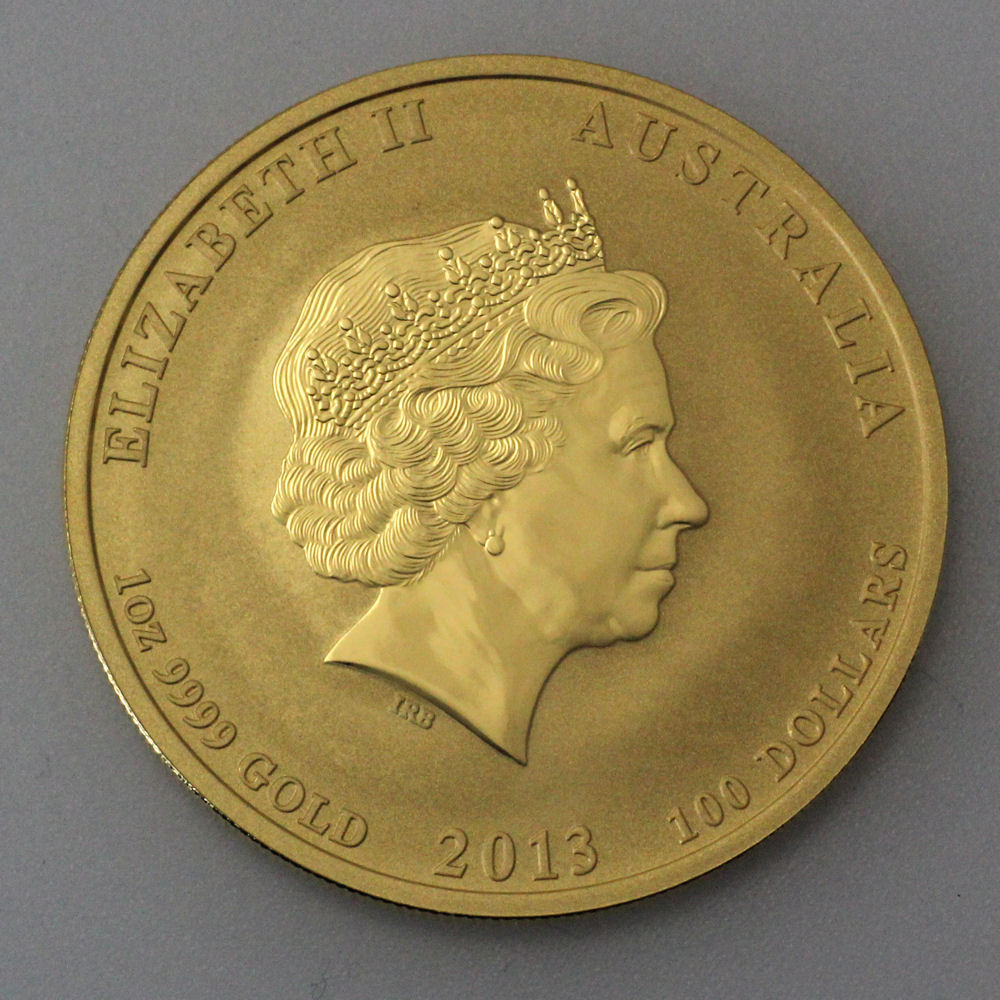Goldmünze 1oz "Schlange" 2013 Lunar II – Year of the Snake (Australien) - Detailansicht 1