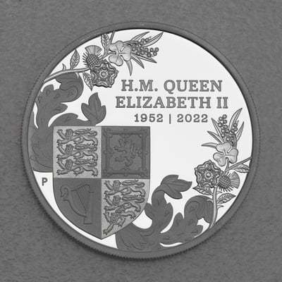 Silbermünze 1oz "The Queen s Platinum Jubilee" 2022 (PP) (Australien) - Miniaturansicht 1