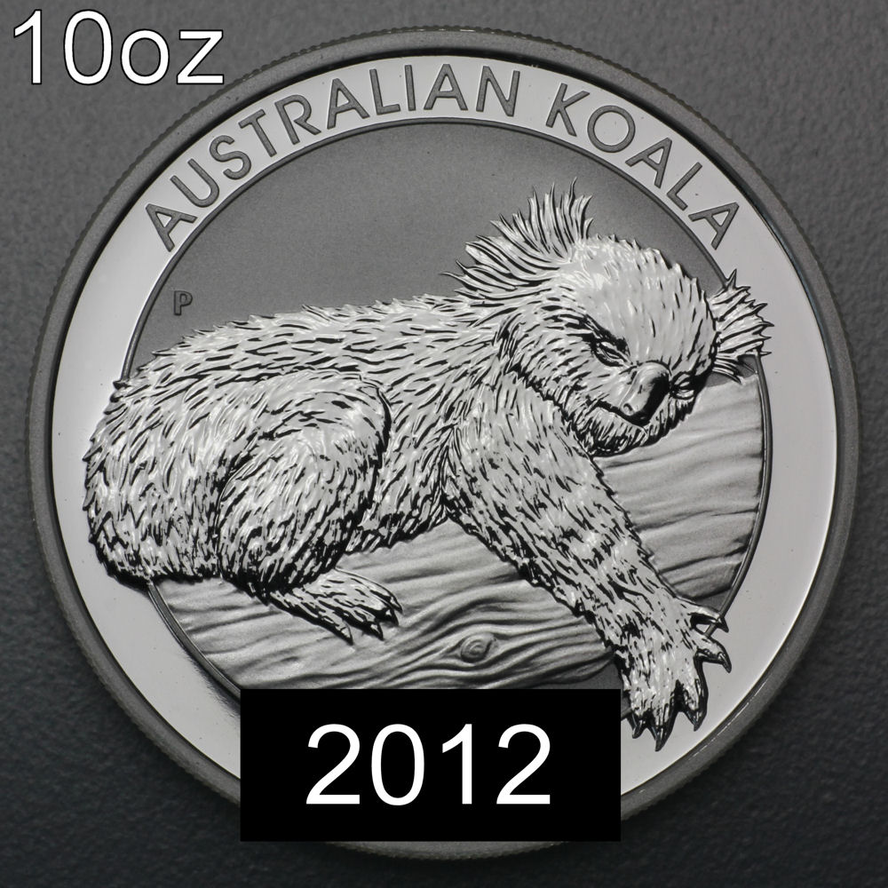Silbermünze 10oz "Koala" 2012 (Australien) - Hauptansicht