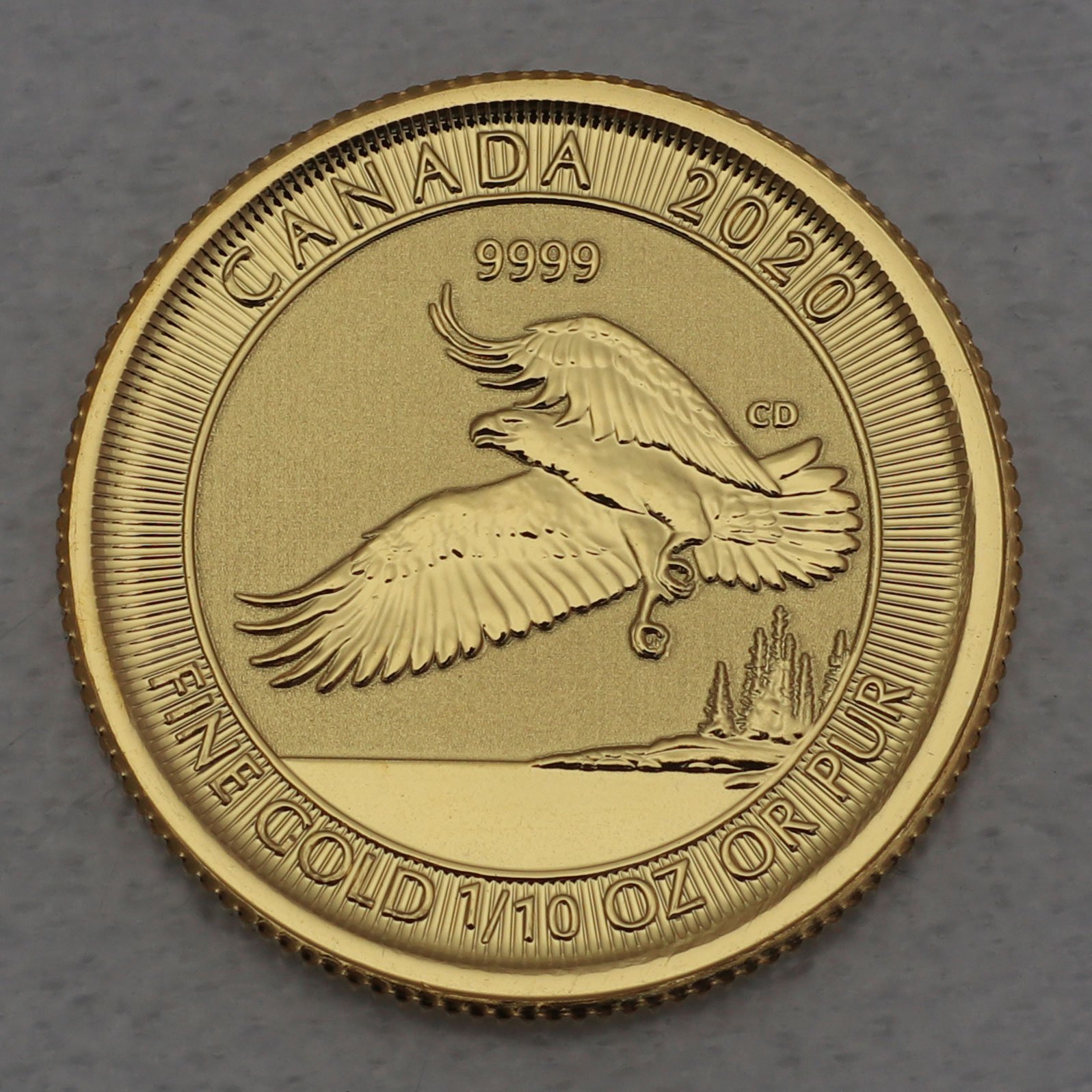 Goldmünze 1/10oz "Adler" 2020 (Kanada) - Hauptansicht