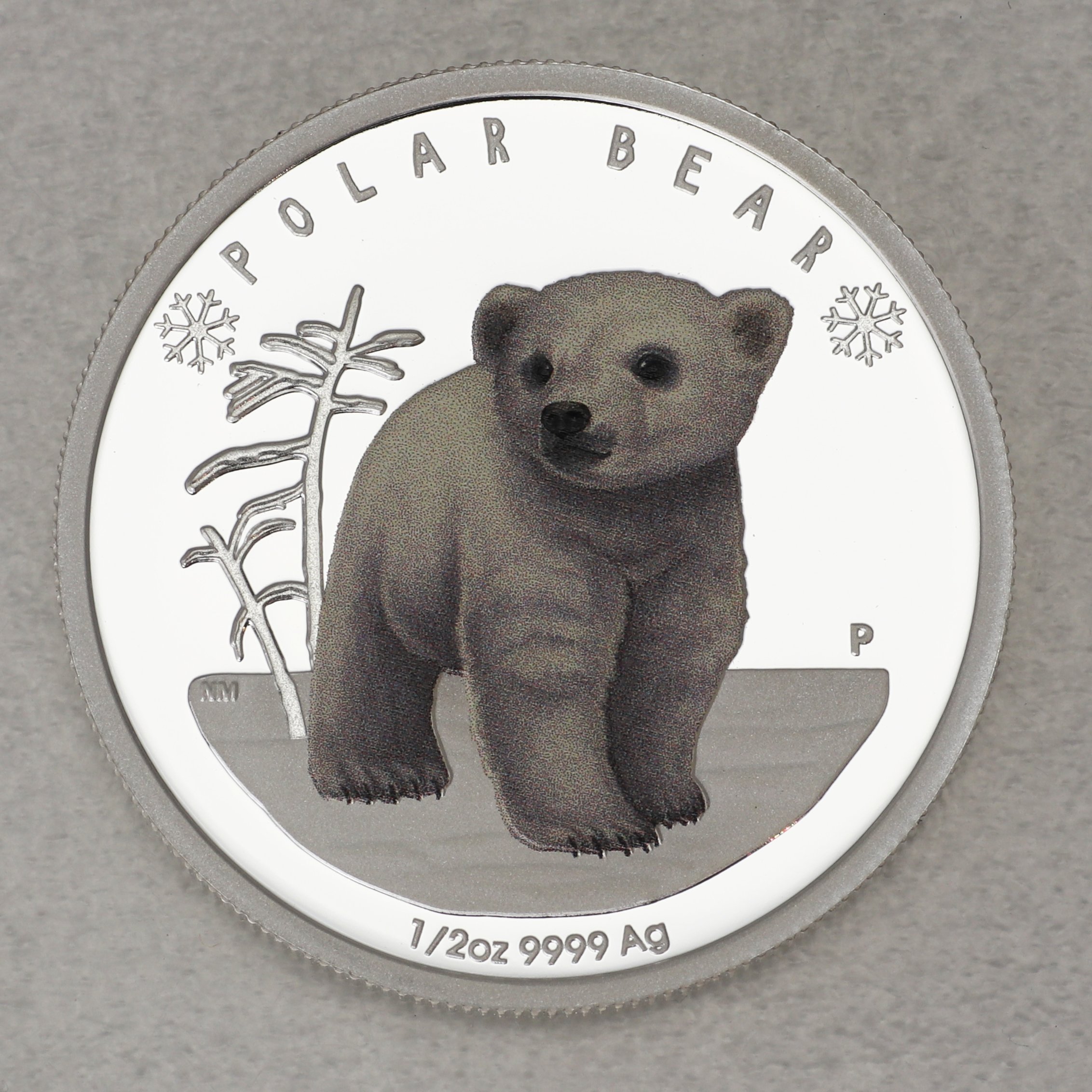 Silbermünze 1/2oz "Polar Bear 2017" Polar Babies Serie (Tuvalu) - Hauptansicht