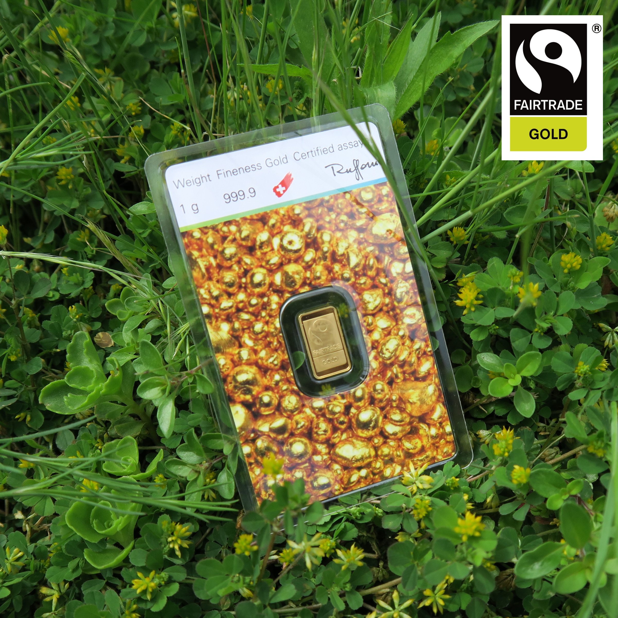 Goldbarren 1g "Fairtrade Gold" (999,9 Au), Blister - Detailansicht 8