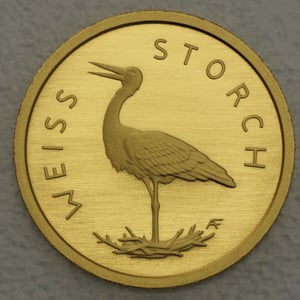 Goldmünze 20 Euro "Weißstorch" 2020 Heimische Vögel (Deutschland) - Hauptansicht