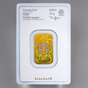 Goldbarren 10g "Kinebar" HERAEUS - Miniaturansicht 2