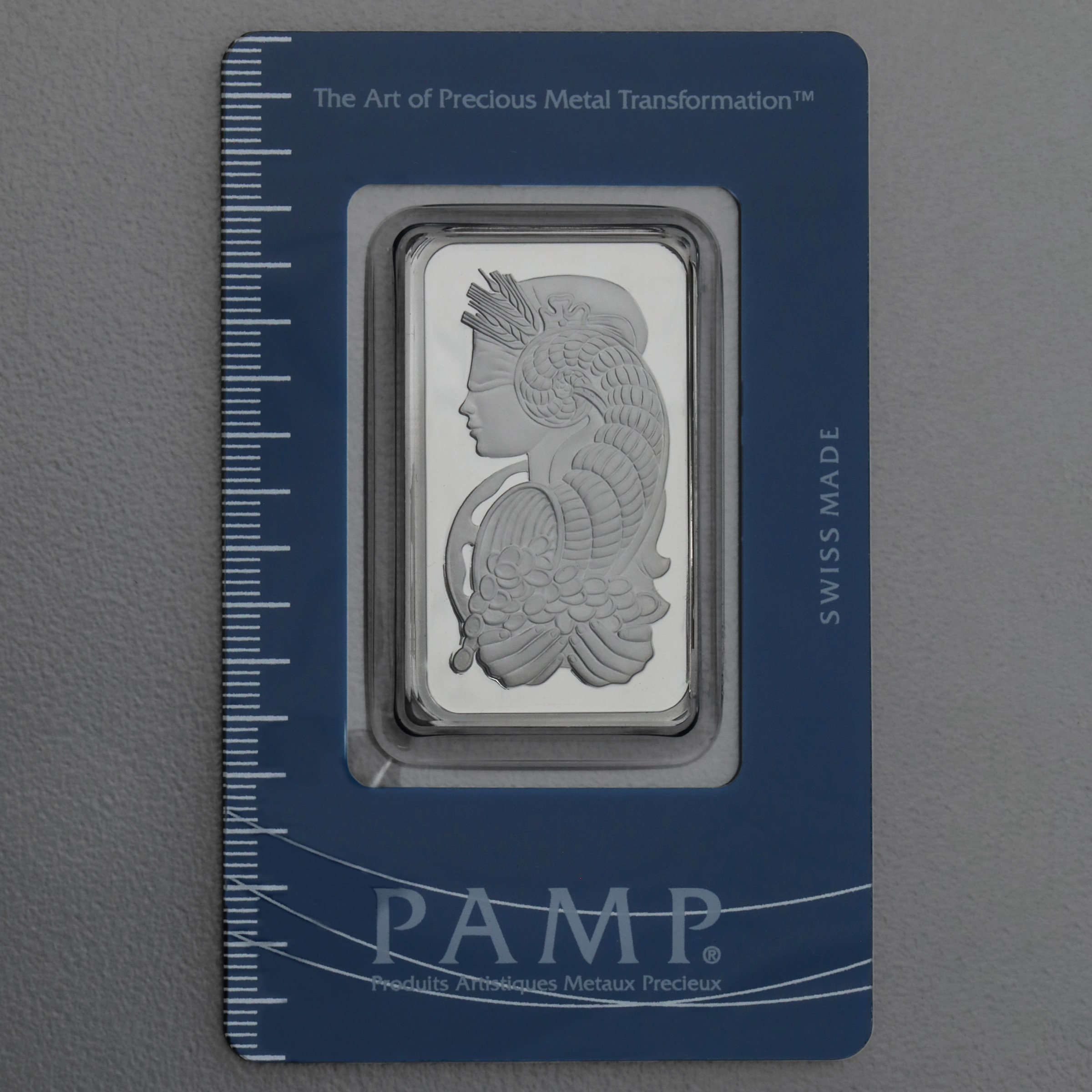 Platinbarren 1oz "Fortuna" PAMP - Hauptansicht
